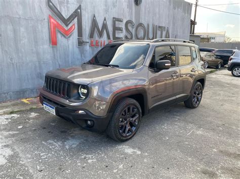 JEEP RENEGADE LONGITUDE 2021 CINZA FLEX Carros em leilão Mesquita