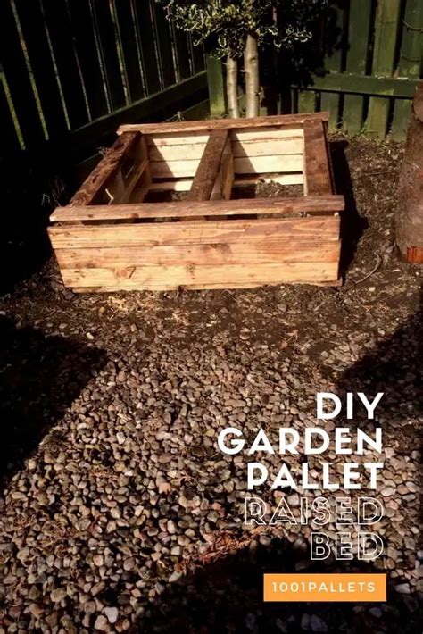 Diy Garden Pallet Raised Bed • 1001 Pallets