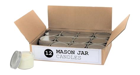 Set Of Bulk Mini Mason Jar Candles Ounce Perfect For Weddings