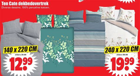 Ten Care Dekbedovertrek 140x220cm Aanbieding Bij Dirk