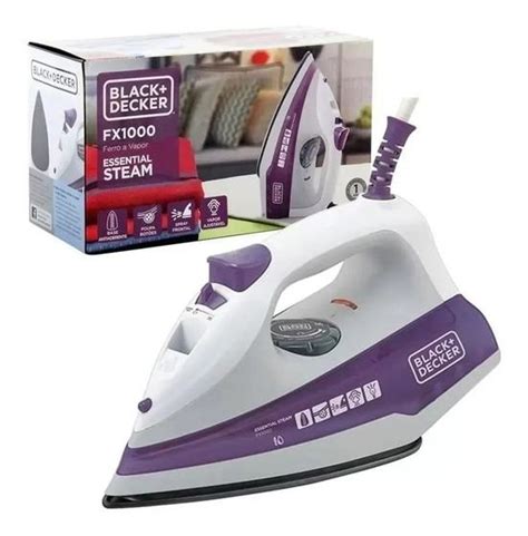 Ferro De Passar Roupa Black Decker A Vapor W Fx Br Cor Branco