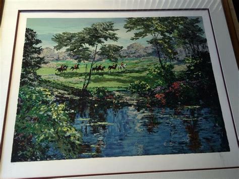 Mark King Morning Hunt Hand Signed Numbered AP 5 75 Serigraph Print