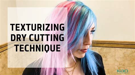 Texturizing Dry Hair Cutting Technique Creativityneverstops Goldwell Education Plus Youtube