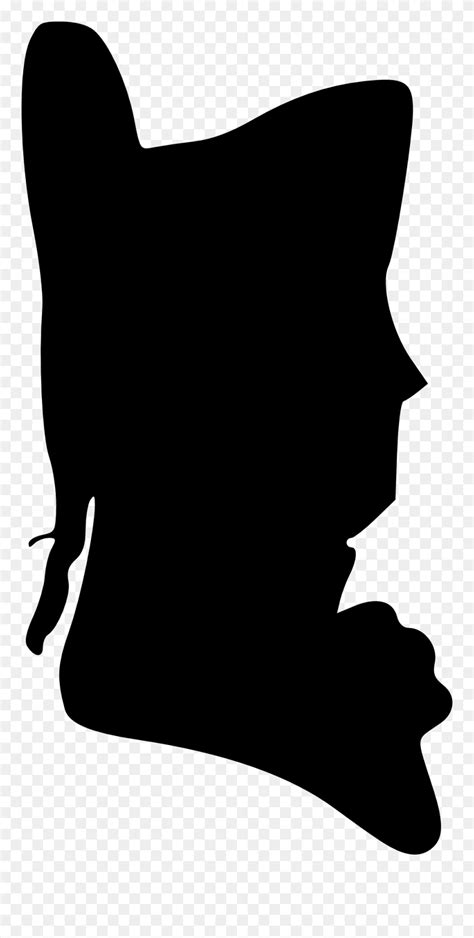 Male Silhouette Historic Person Colonial Man Colonial Silhouette