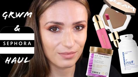 Quick Grwm Sephora Haul Skincare And Make Up 2023 Youtube