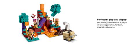 LEGO Minecraft: The Warped Forest Building Toy for Kids (21168) - IWOOT UK