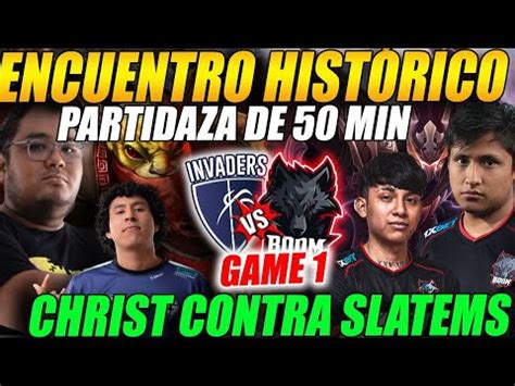 ENCUENTRO HISTÓRICO Chris contra SLATEMS INVADERS vs BOOM g1 BO3