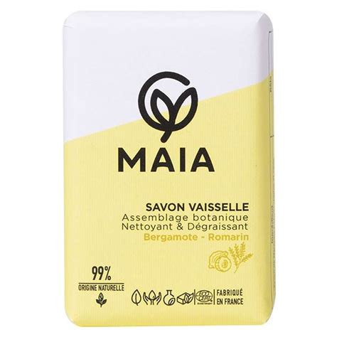 Savon Vaisselle Solide Bergamote Romarin Maia 150 G La Belle Vie