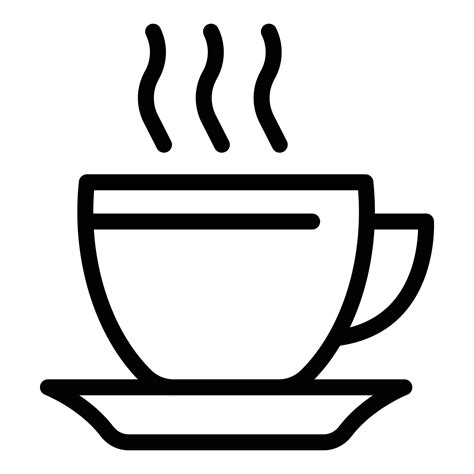 Hot Cup Tea Icon Outline Style 15599407 Vector Art At Vecteezy