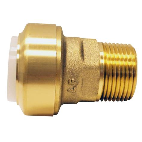 Tectite 3 4 In Brass Push To Connect PVC IPS X 3 4 In Male Pipe