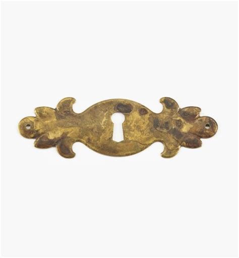 Solid Brass Plate Ring Pull With Escutcheon Lee Valley Tools