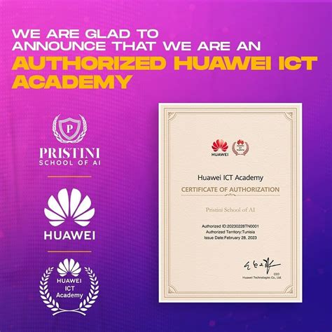 Official Certified Huawei ICT Academy AI University