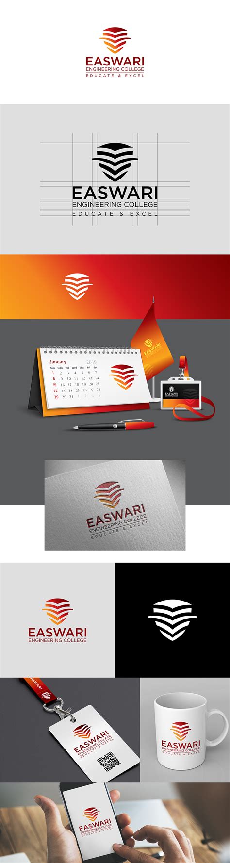 Easwari Engineering College - Brand Identity on Behance