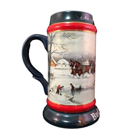 Budweiser Holiday Stein An American Tradition Budweiser Steins