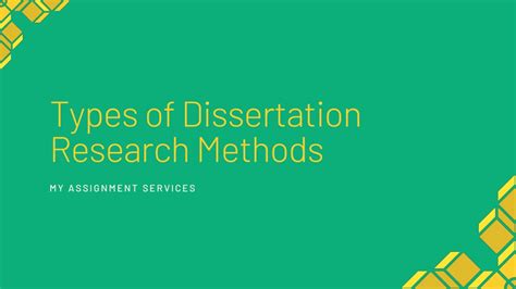 Ppt Types Of Dissertation Research Methods Powerpoint Presentation