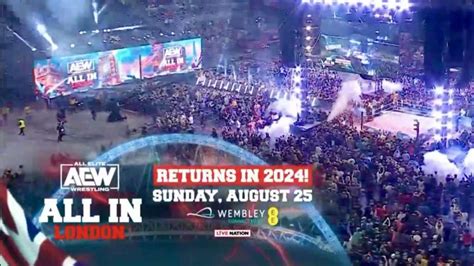 Aew All In 2024 How To Watch It Cele Meggie