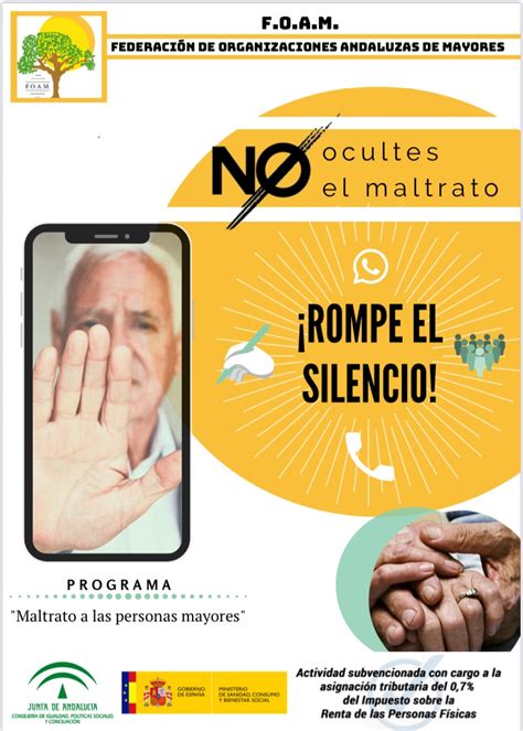 CAMPAÑA DE SENSIBILIZACIÓN CONTRA EL MALTRATO A PERSONAS MAYORES