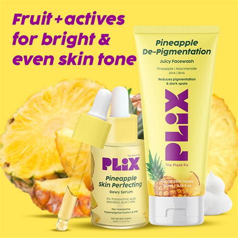 Buy Plix The Plant Fix 3 Tranexamic Face Serum 30ml And Pineapple