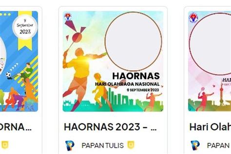 20 Link Twibbon Hari Olahraga Nasional 2023 Pasang Foto Meriahkan