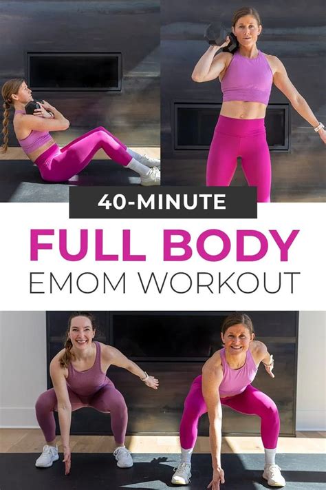 40 Minute Full Body Emom Workout Video Nourish Move Love Emom Workout Strength Workout