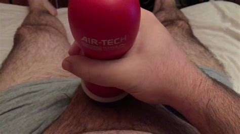 Gay Bear Using A Tenga Air Tech To Cum