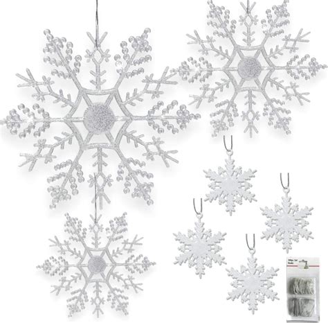 Amazon Banberry Designs Snowflake Christmas Ornaments Set Of