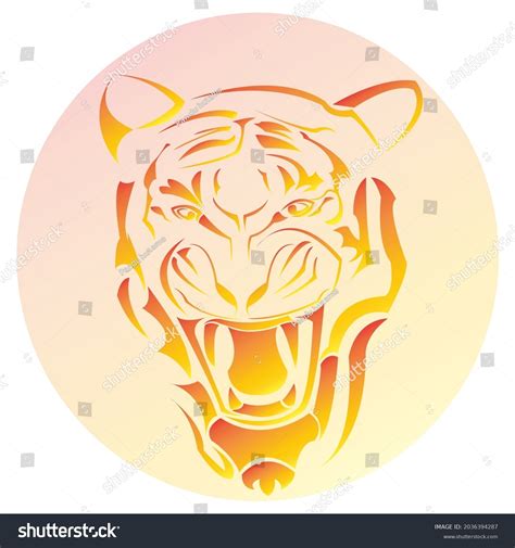 Tiger Head Vector Icon Logo Stock Vector (Royalty Free) 2036394287 ...