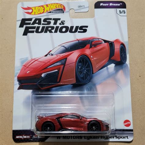 Jual HOT WHEELS PREMIUM W MOTORS LYKAN HYPERSPORT FAST FURIOUS 7 RED Shopee Indonesia
