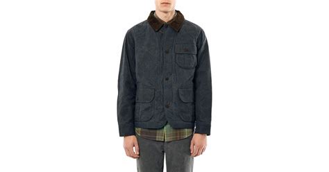 Polo Ralph Lauren Waxed Cotton Field Jacket In Blue For Men Lyst