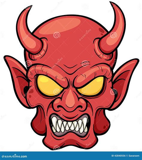 Angry Devil Face