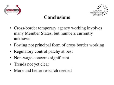 Ppt Cross Border Temporary Agency Work In The Eea Powerpoint