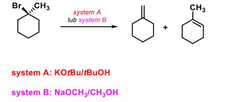 Solved Reaction Of 1 Bromo 1 Methylcyclohexane With Chegg