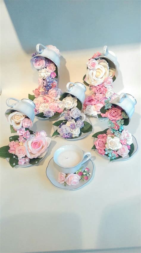 Pin By Christy Love On Floating Teacups And Teapots Floating Tea Cup Tea Cup Centerpieces