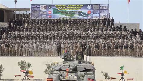 Saudi land forces training with Pakistan Army concludes in Multan