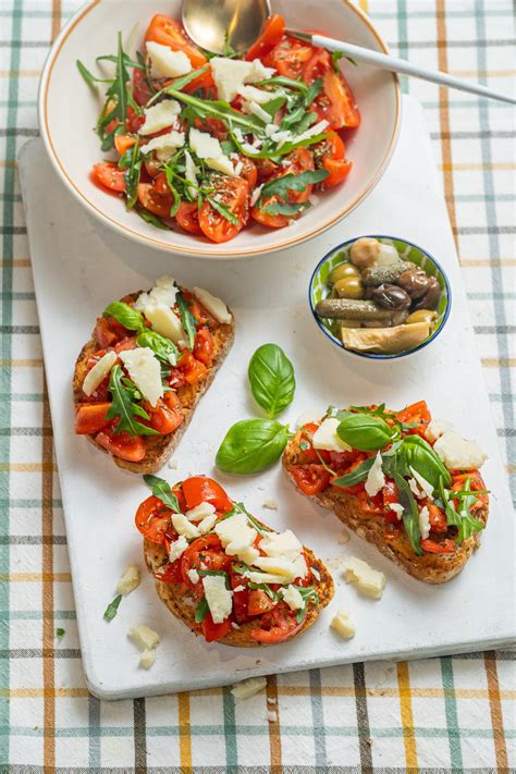 Recette De Bruschetta Facile Et Rapide Marie Claire