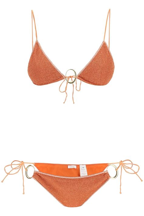 Oséree O kini Bikini Set in Orange Lyst