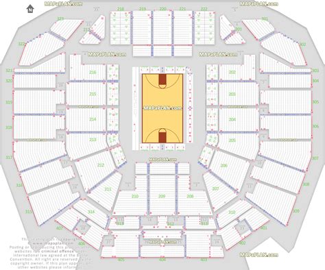 Perth Arena - Wildcats basketball game numbered floor map with lower ...