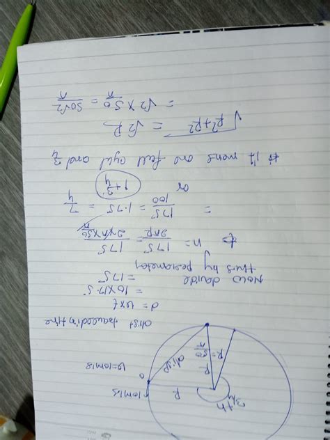 A Car Travels Along A Circular Path Of Radius 50pi M With A Speed Of