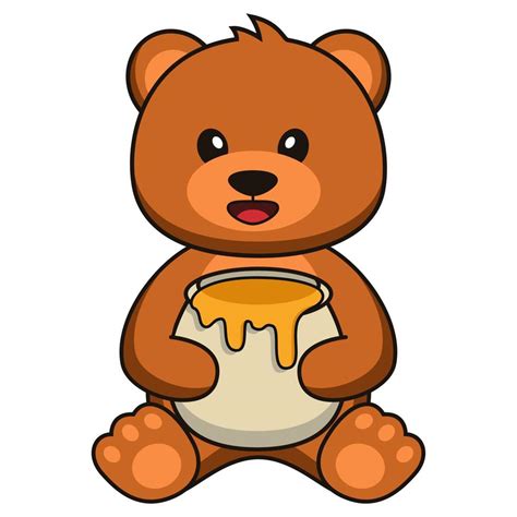 cute cartoon bear illustration 20273540 Vector Art at Vecteezy