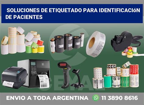 Soluciones de Etiquetado para Identificación de Pacientes Etiquetas