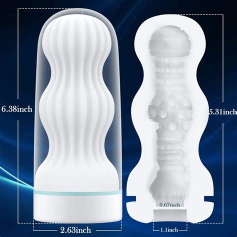 Male Masturbator Cup With Vacuum Suction 3D Pocket Pussy Stroker With Textures FabScout