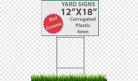 Lawn Sign Coroplast Printing Corrugated Plastic Yard Sign Border