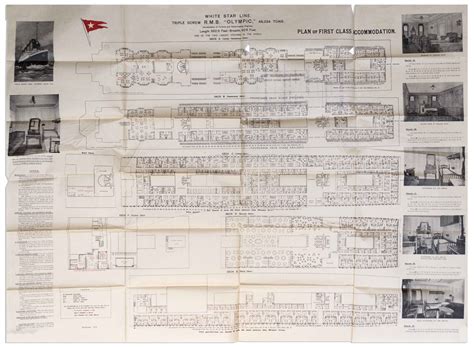 RMS-Olympic-White-Star-Line-Fold-Out-Deck-Plans-58231a - Hollywood ...