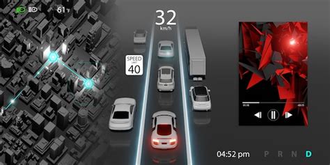 Car Displaytes La Interfaz Mapa Navegaci N Pantalla Led Interfaz De