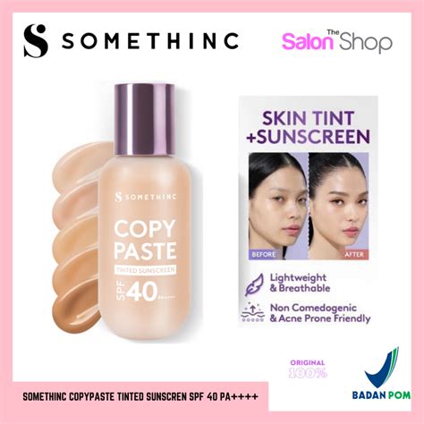 Somethinc Copy Paste Tinted Sunscreen Spf Pa Skin Tint New