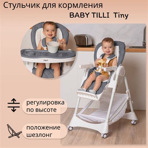 Стульчик для кормления CARRELLO BABY TILLY Tiny, стульчик для кормления ...