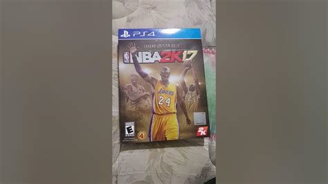 Unboxing Nba 2k17 Legend Edition Gold Ps4 Youtube