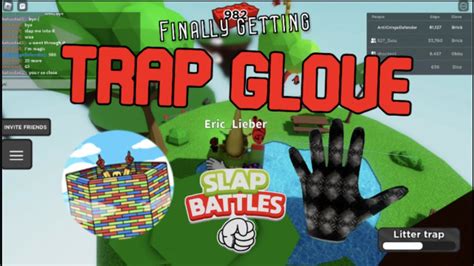 Finally Getting TRAP GLOVE In Roblox Slap Battles YouTube