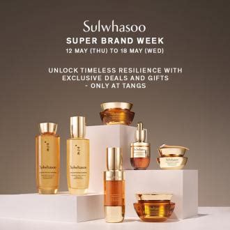 TANGS Sulwhasoo Super Brand Week Sale 12 May 2022 18 May 2022