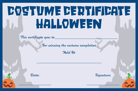 Best Printable Award Certificates Halloween Printablee Hot Sex Picture